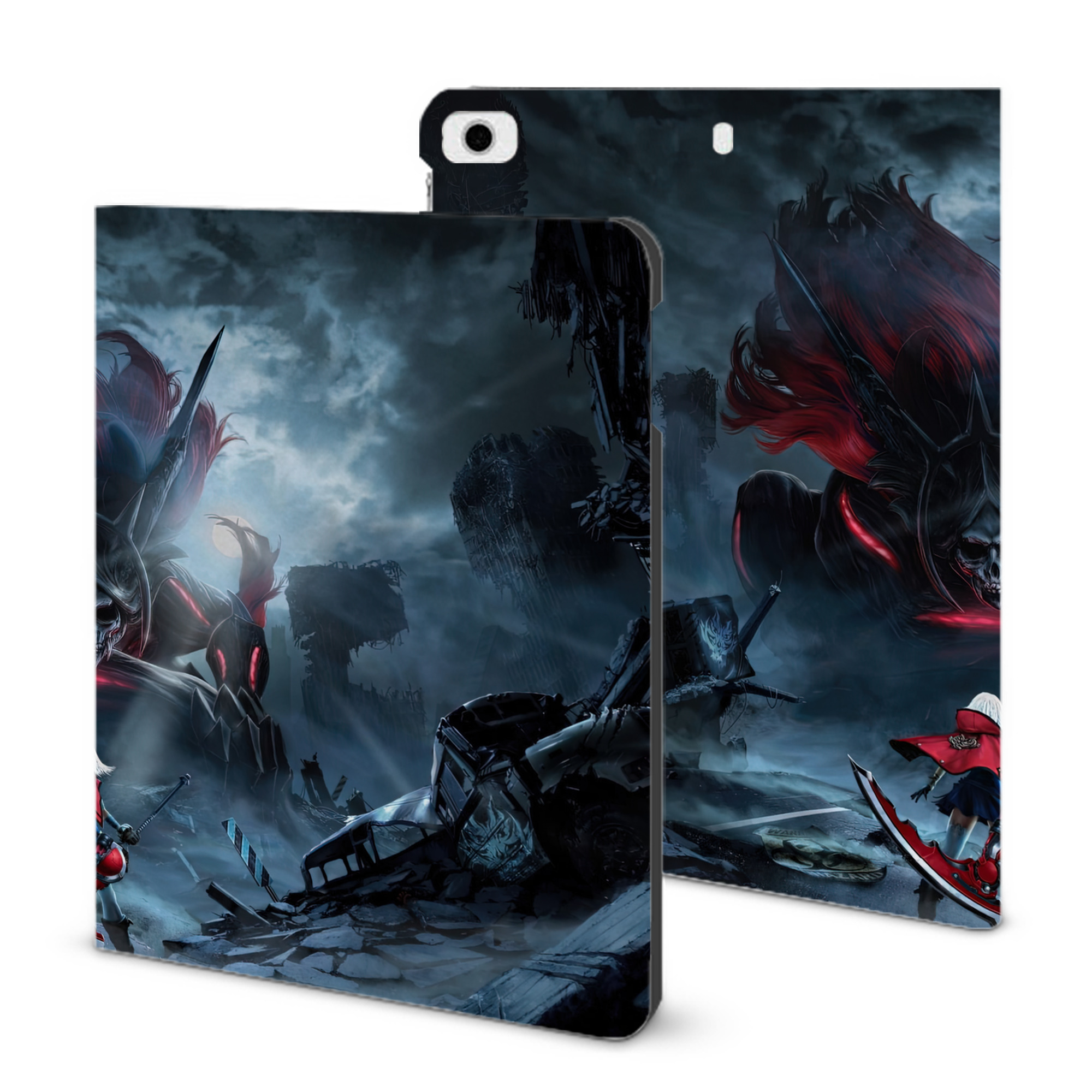 （画像用） Deadpool デッドプール IPad ケース ブック型 PUレザー TPU 耐衝撃 軽量 薄型 ペン収納なし 全面保護 IPad 各モデル対応